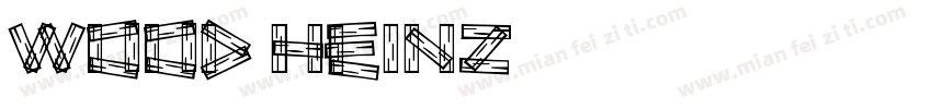 Wood Heinz字体转换